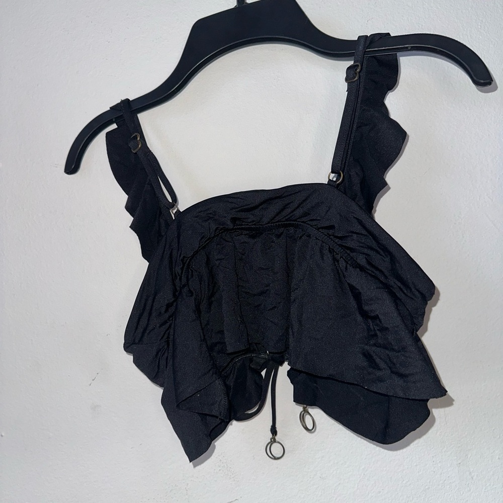 So Luna “Under the Sun” Black bikini top with gold accents. - Picture 5 of 7